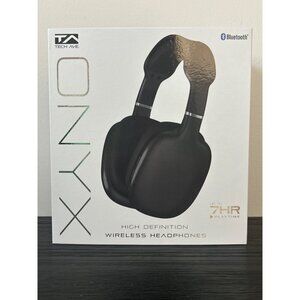NIB Tech Ave Onyx High-Definition Wireless Headphones Bluetooth Noise Isolation